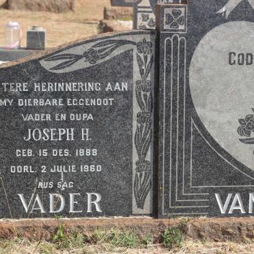 DYK Joseph H., van 1888-1960 &amp; Gertbrecht L. Catharina 1894-1965