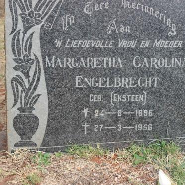 ENGELBRECHT Margaretha Carolina nee EKSTEEN 1896-1956