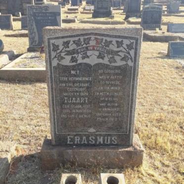 ERASMUS Tjaart 1897-1950