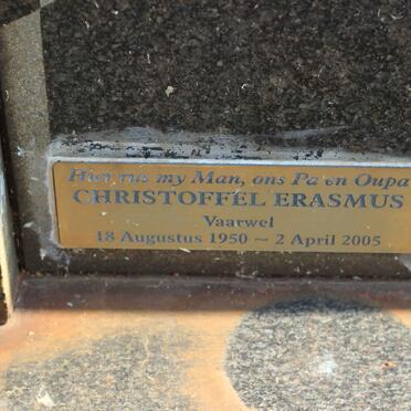 ERASMUS Christoffel 1950-2005