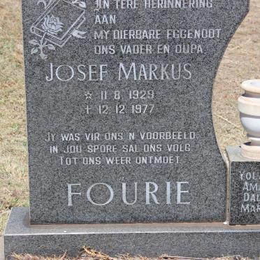 FOURIE Josef Markus 1929-1977