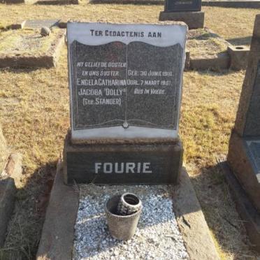 FOURIE Engela Catharina Jacoba nee STANDER 1916-1951