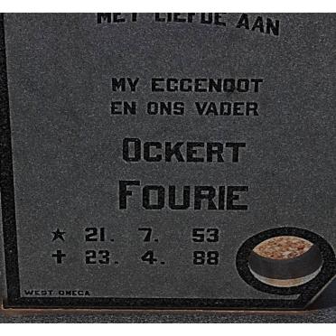 FOURIE Ockert 1953-1988