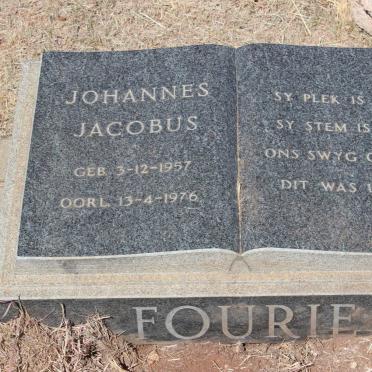 FOURIE Johannes Jacobus 1957-1976
