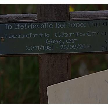 GEYER Hendrik Christiaan 1931-2014
