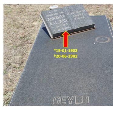 GEYER Abraham A.J. 1903-1982