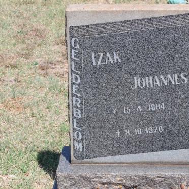 GELDERBLOM Izak Johannes 1884-1970