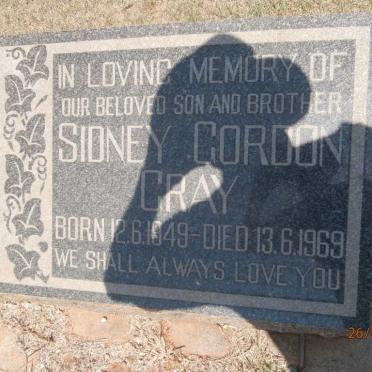 GRAY Sidney Gordon 1949-1969