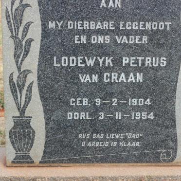 GRAAN Lodewyk Petrus, van 1904-1954
