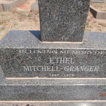 GRANGER Ethel, MITCHELL1897-1975