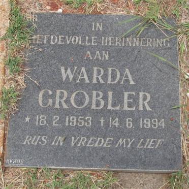 GROBLER Warda 1953-1994