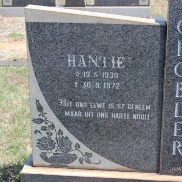 GROBLER Hantie 1938-1972