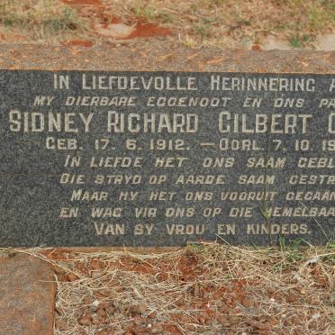 GREEN Sidney Richard Gilbert 1912-1954
