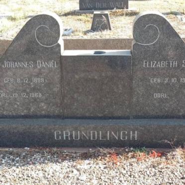 GRUNDLINGH Johannes Daniël 1899-1968 Elizabeth S. 1904-
