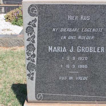 GROBLER Maria J. 1920-1980