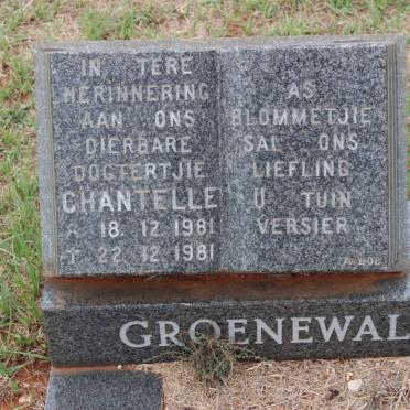 GROENEWALD Chantelle 1981-1981