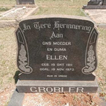 GROBLER Ellen 1911-1973