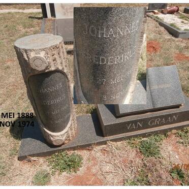 GRAAN Johannes Frederikus, van 1888-1974