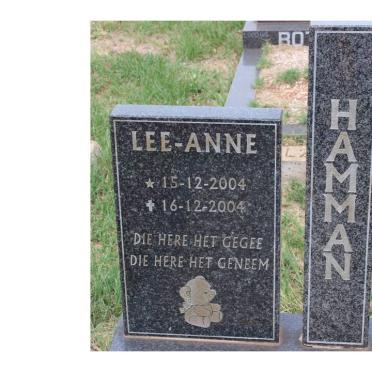 HAMMAN Lee-Anne 2004-2004
