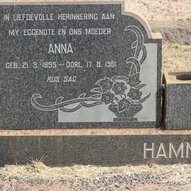 HAMMER Anna 1895-1961