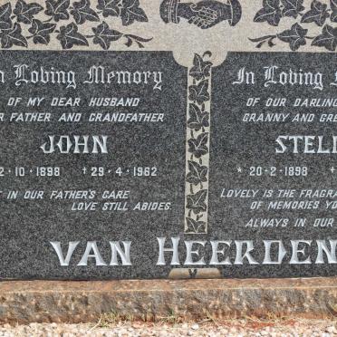 HEERDEN John, van 1898-1962 &amp; Stella 1898-1985