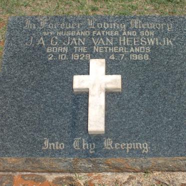 HEESWIJK J.A.C., van 1929-1968