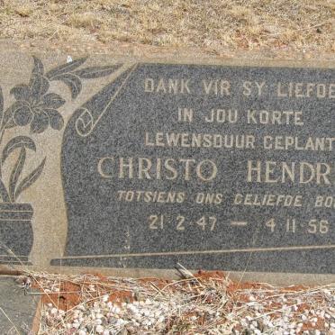 HENDRIKZ Christo 1947-1956