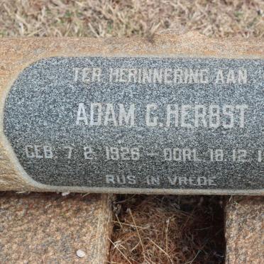 HERBST Adam G. 1926-1960