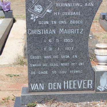 HEEVER Christiaan Mauritz, van den 1955-1977
