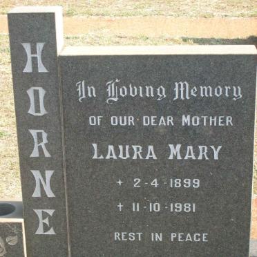 HORNE Laura Mary 1899-1981