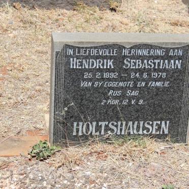 HOLTSHAUSEN Hendrik Sebastiaan 1892-1978