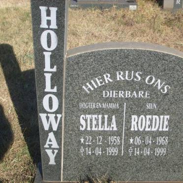 HOLLOWAY Stella 1958-1999 :: HOLLOWAY Roedie 1968-1999