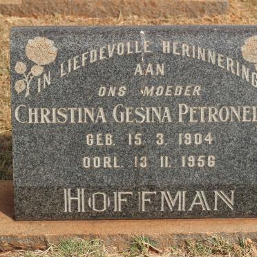 HOFFMAN Christina Gesina Petronella 1904-1956