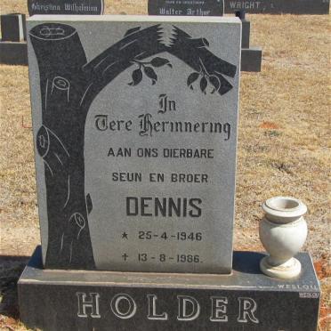 HOLDER Dennis 1946-1986