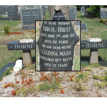 HORNE Errol Hirst -1967 &amp; Claudina Maria -1971