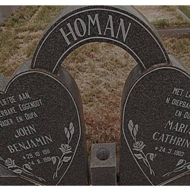 HOMAN John Benjamin 1911-1991 &amp; Maria Cathrina 1903-