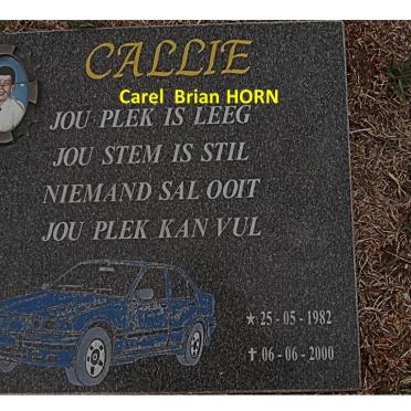 HORN Carel Brian 1982-2000