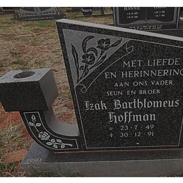 HOFFMAN Izak Barthlomeus 1949-1991
