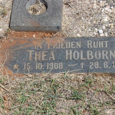 HOLBORN Thea 1908-1972