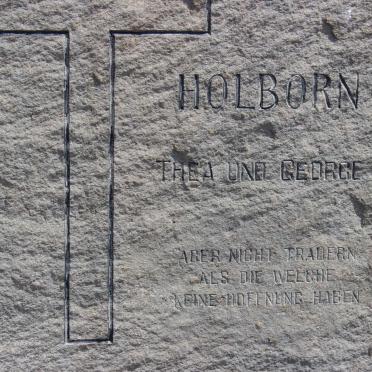 HOLBORN George 1894-1975 &amp; Thea 1908-1972