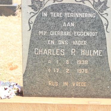HULME Charles R. 1938-1978