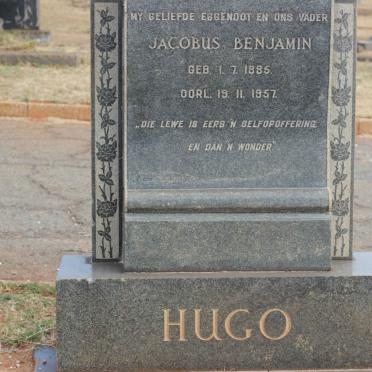 HUGO Jacobus Benjamin 1885-1957