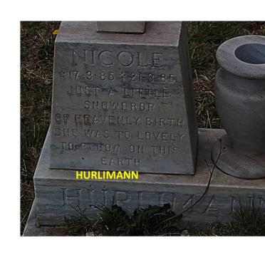 HURLIMANN Nicole 1985-1985