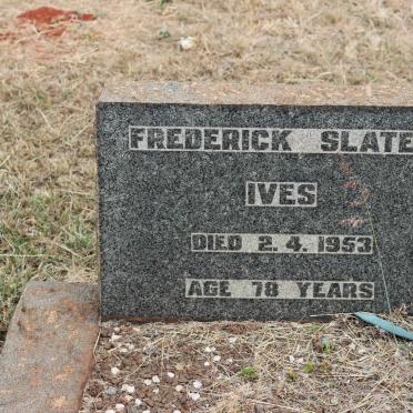 IVES Frederick Slater -1953