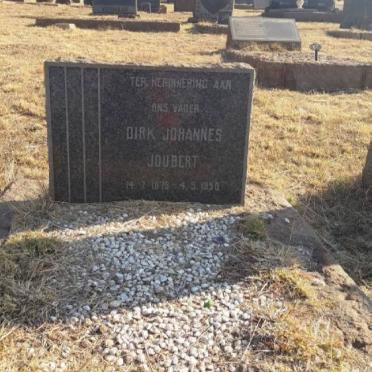 JOUBERT Dirk Johannes 1875-1950