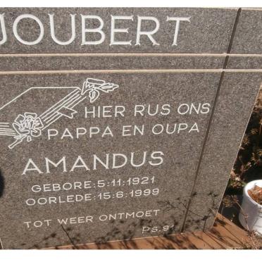 JOUBERT Amandus 1921-1999