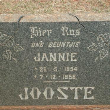 JOOSTE Jannie 1954-1959