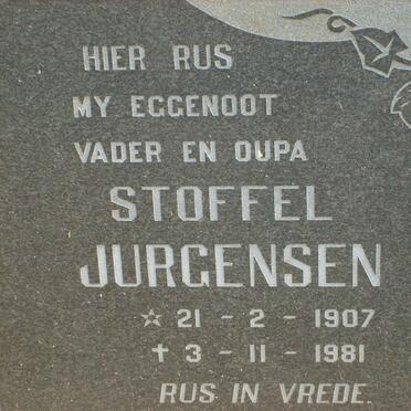 JURGENSEN Stoffel 1907-1981