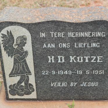 KOTZE H.D. 1949-1951