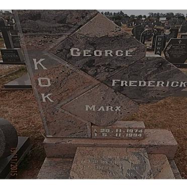 KOK George Frederick Marx 1974-1994
